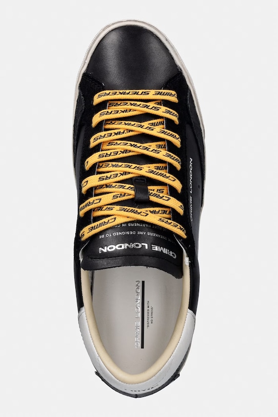 Crime London sneakers din piele DISTRESSED 2,0 negru 11074AA8.20
