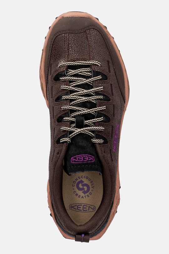 Keen Jasper Zionic sneakersy męskie skórzane brązowy 1032233