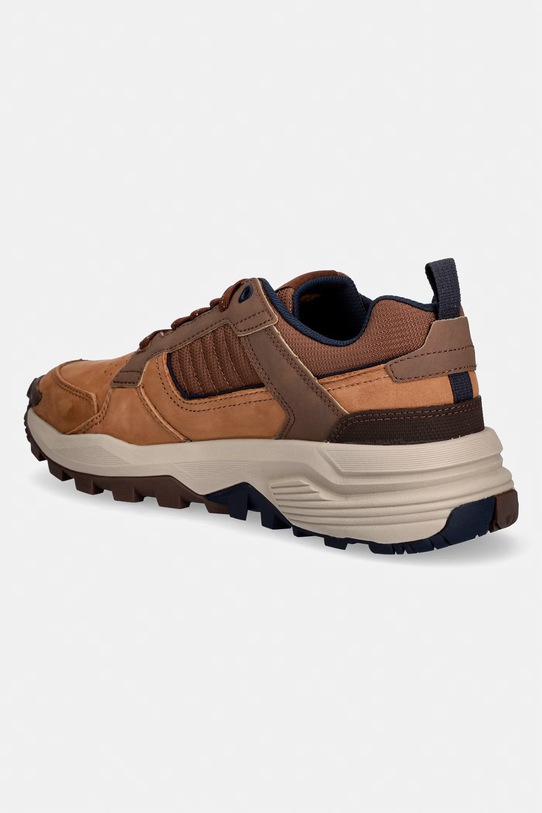 Obuwie CAT Footwear GRAPPLE LEATHER sneakersy męskie skórzane P726651 brązowy