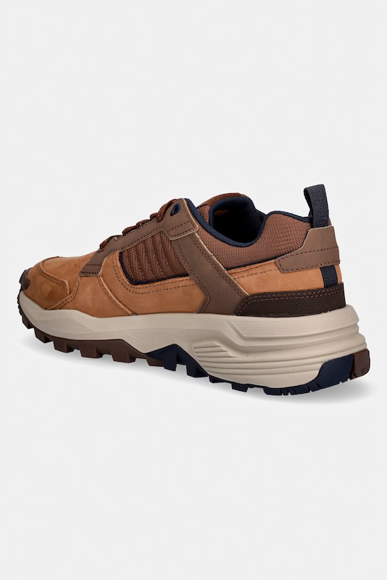 Obuwie CAT Footwear GRAPPLE LEATHER sneakersy męskie skórzane P726651 brązowy