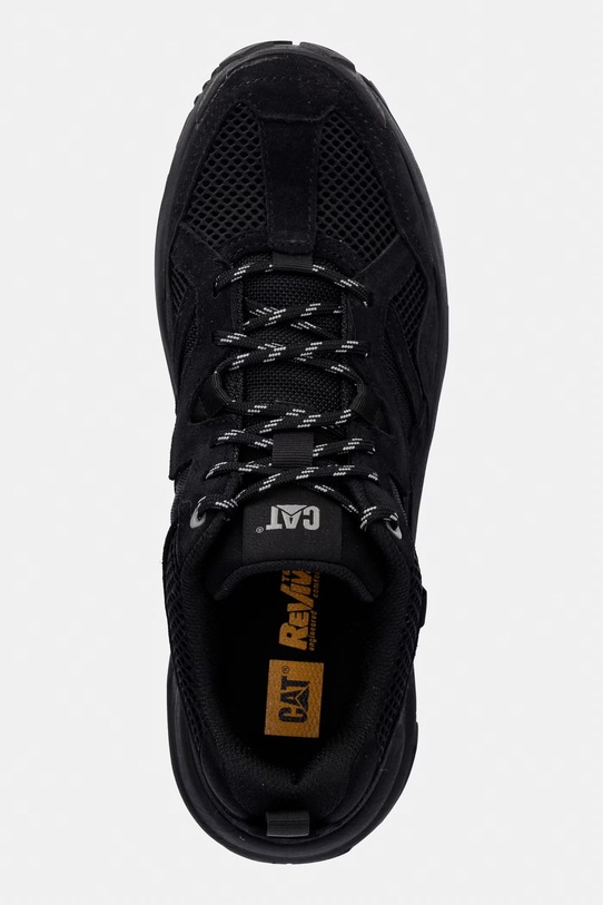 CAT Footwear GRAPPLE SUEDE MESH sneakersy męskie czarny P726661
