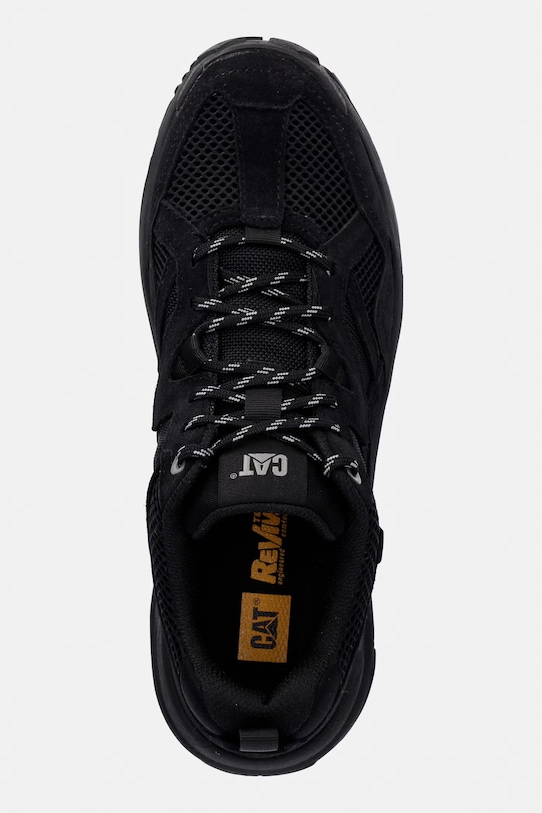 CAT Footwear GRAPPLE SUEDE MESH sneakersy męskie czarny P726661