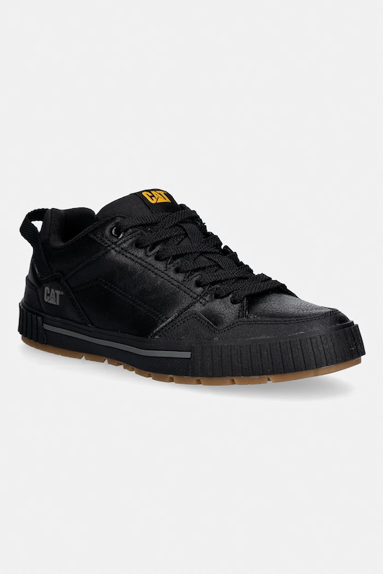 CAT Footwear AXIOM sneakersy męskie skórzane czarny P726782