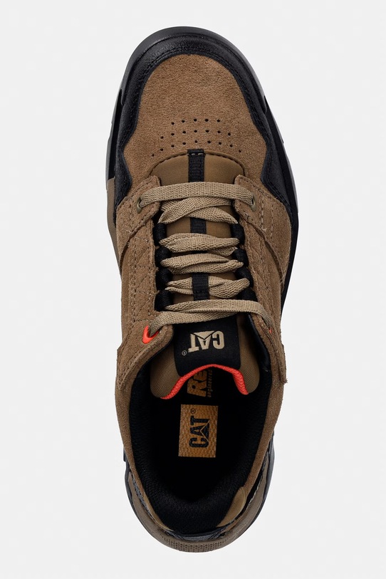 CAT Footwear GAUGE sneakersy męskie zamszowe brązowy P726615