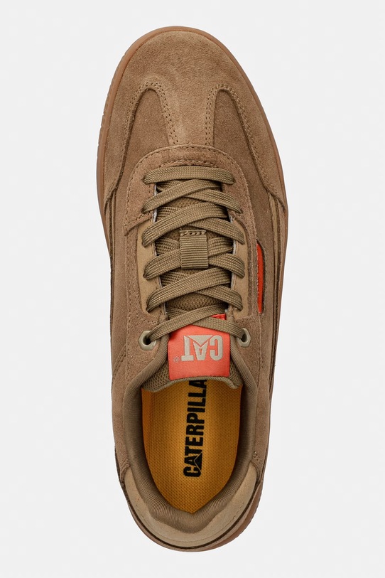 CAT Footwear sneakersy zamszowe PAUSE RETRO T-TOE brązowy P726792