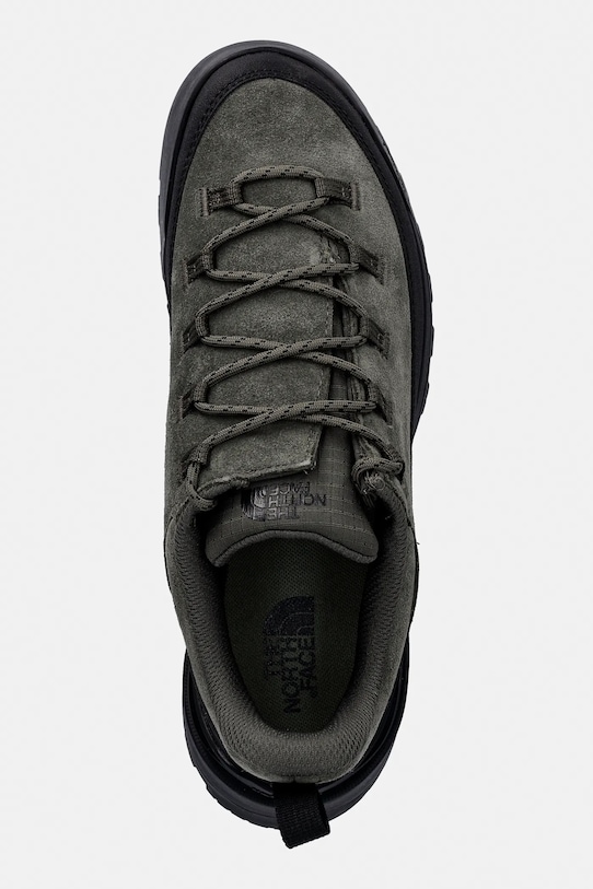 The North Face sneakers din piele întoarsă GLENCLYFFE verde NF0A8A96BQW1