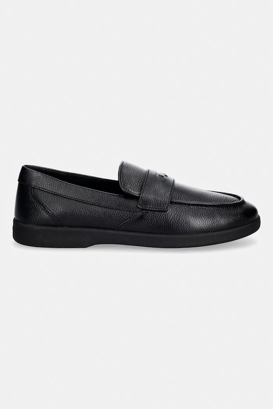 Michael Kors Μοκασίνια Ανδρικά δερμάτινα Wesley Slip On 42S6HUFS1L.001 μαύρο SS26