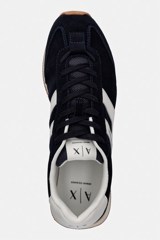 Armani Exchange tenisky pánske semišové tmavomodrá XM002689.AF17447.UZ048