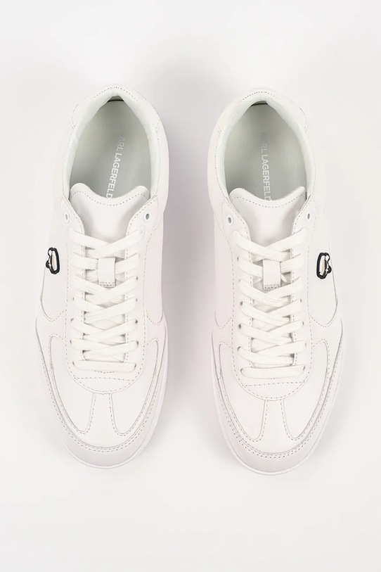 Кожени маратонки Karl Lagerfeld Kandidate Nft бял KL53830N.01W