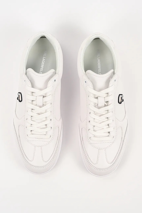 Кожени маратонки Karl Lagerfeld Kandidate Nft бял KL53830N.01W