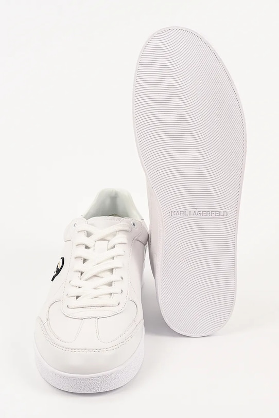 Кожени маратонки Karl Lagerfeld Kandidate Nft KL53830N.01W бял