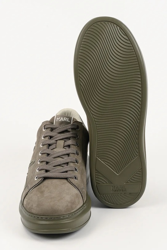 Karl Lagerfeld sneakersy skórzane Kapri Mens KL52542F.2KH zielony