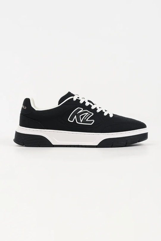 Karl Lagerfeld Kourtney sneakersy męskie skórzane czarny KL53016.H00