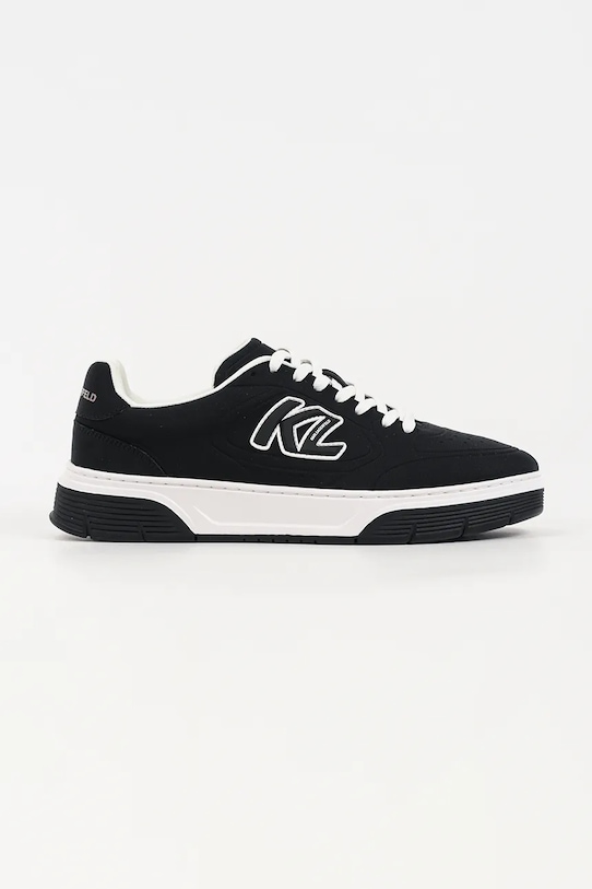 Karl Lagerfeld Kourtney sneakersy męskie skórzane czarny KL53016.H00