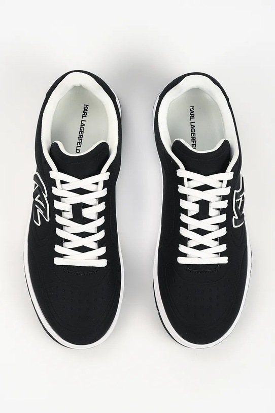 Karl Lagerfeld Kourtney sneakersy męskie skórzane czarny KL53016.H00