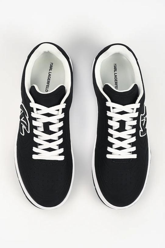 Karl Lagerfeld Kourtney sneakersy męskie skórzane czarny KL53016.H00