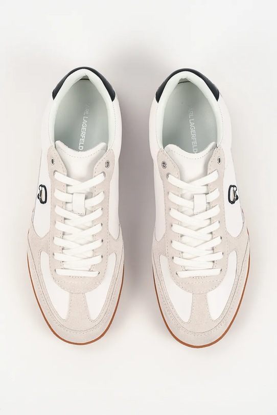Karl Lagerfeld sneakersy skórzane Kandidate Nft biały KL53833N.311