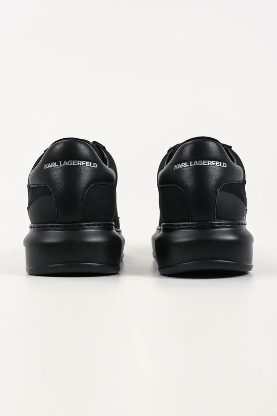 Obuwie Karl Lagerfeld sneakersy skórzane Kapri Mens KL52542F.20X czarny