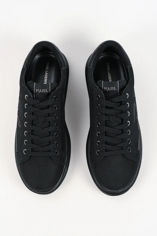 Karl Lagerfeld sneakersy skórzane Kapri Mens czarny KL52542F.20X