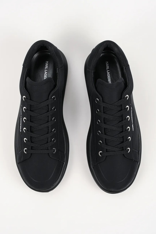 Karl Lagerfeld sneakersy skórzane Kapri Mens czarny KL52586.H0X