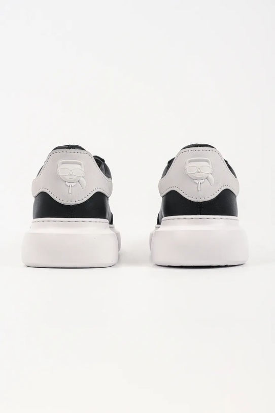Obuwie Karl Lagerfeld sneakersy skórzane Kore KL56525.000 czarny