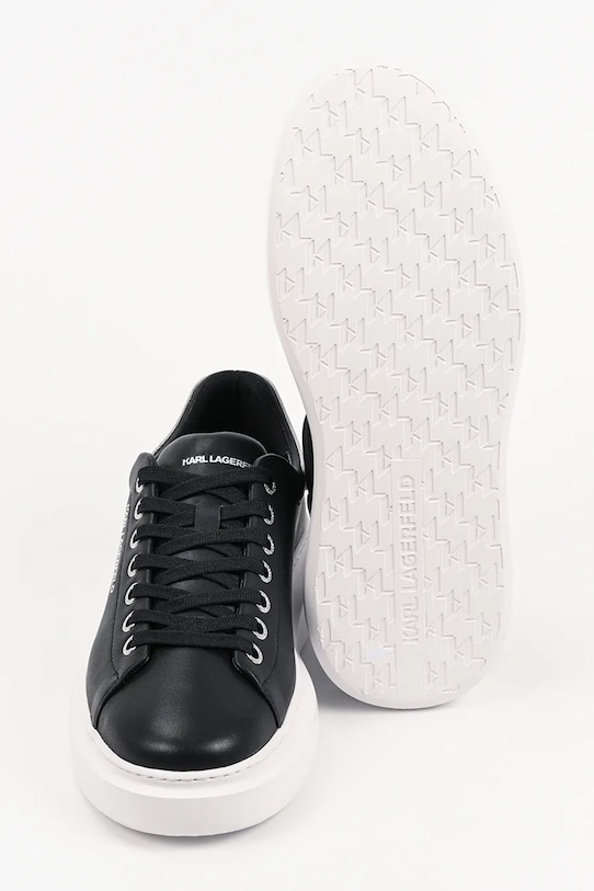 Karl Lagerfeld sneakersy skórzane Kore KL56525.000 czarny