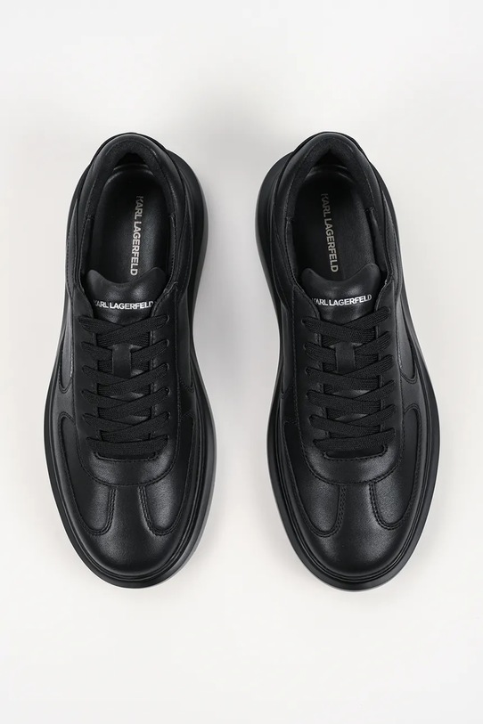 Karl Lagerfeld sneakersy skórzane Kore czarny KL56526.00X