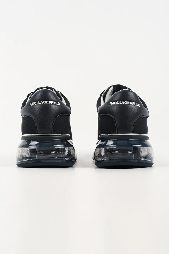 Obuwie Karl Lagerfeld Kapri Kushion Rsg sneakersy męskie skórzane KL52617.2AA czarny