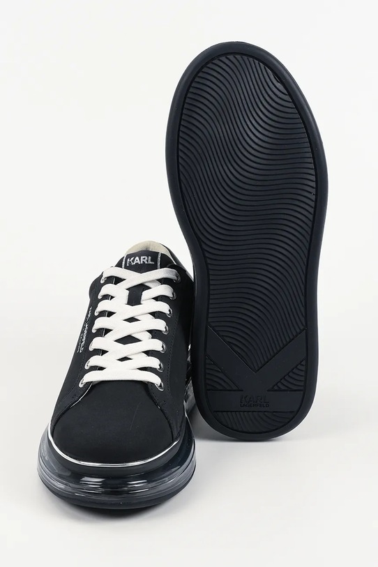 Karl Lagerfeld Kapri Kushion Rsg sneakersy męskie skórzane KL52617.2AA czarny