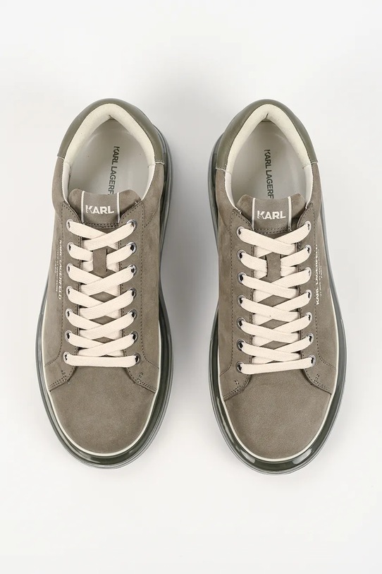 Karl Lagerfeld Kapri Kushion Rsg sneakersy męskie skórzane beżowy KL52617.2KH