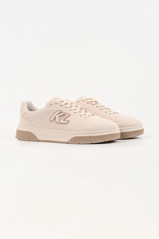 Karl Lagerfeld Kourtney sneakersy męskie KL53016.HT1 beżowy SS26