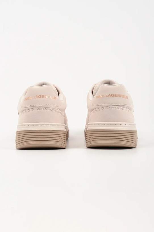 Obuwie Karl Lagerfeld Kourtney sneakersy męskie KL53016.HT1 beżowy