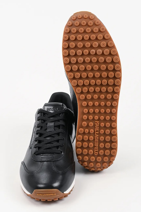 Karl Lagerfeld sneakersy skórzane Astra KL55920.000 czarny