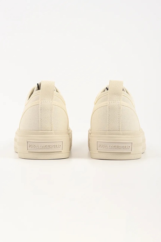 Obuwie Karl Lagerfeld Kampus Max V trampki męskie KL50523.9T1 beżowy