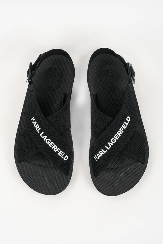 Karl Lagerfeld sandały z odkrytą piętą męskie Atlantik czarny KL70526.K00