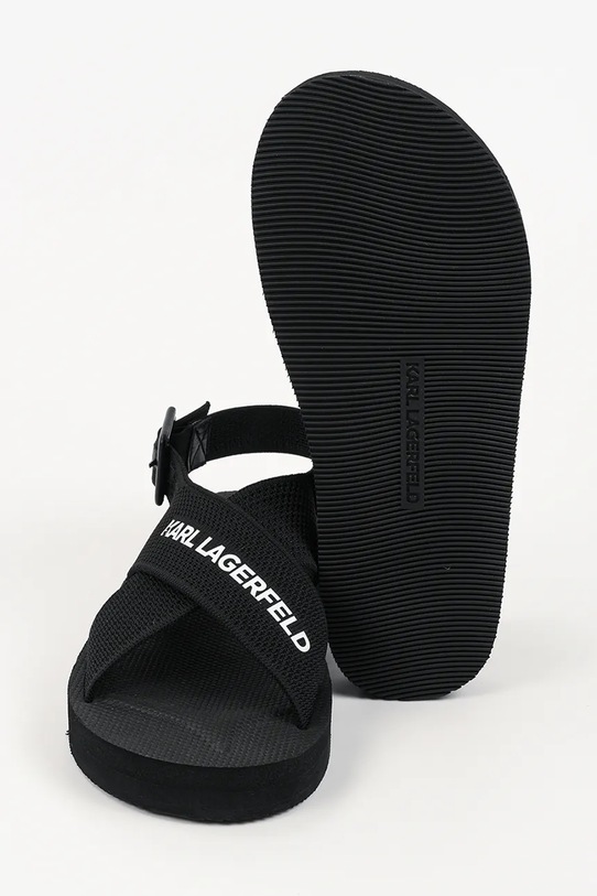 Karl Lagerfeld sandały z odkrytą piętą męskie Atlantik KL70526.K00 czarny