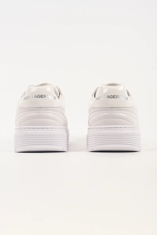 Obuwie Karl Lagerfeld Kourtney sneakersy męskie skórzane KL53025.01W biały