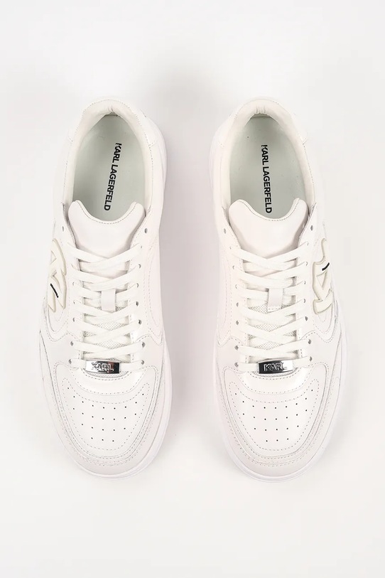 Karl Lagerfeld Kourtney sneakersy męskie skórzane biały KL53025.01W