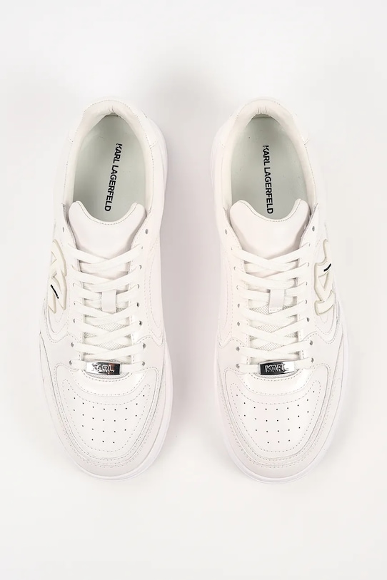Karl Lagerfeld Kourtney sneakersy męskie skórzane biały KL53025.01W