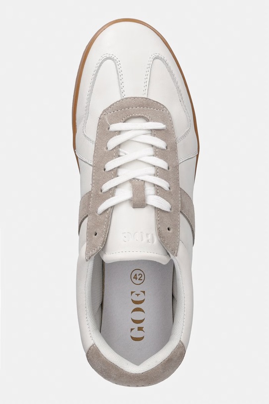 Goe TT1N4016 sneakersy męskie skórzane biały TT1N4016