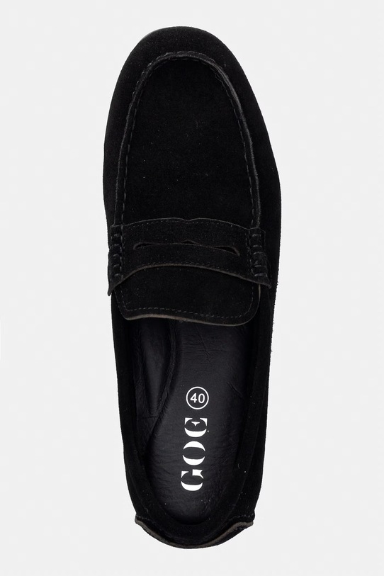 Goe mokasyny męskie zamszowe TT1N4024 czarny TT1N4024