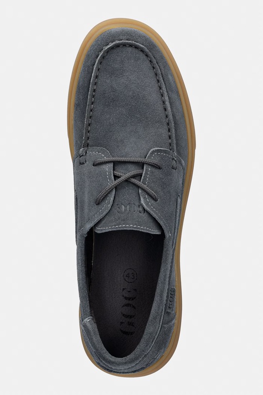 Goe mokasyny męskie zamszowe TT1N4022 szary TT1N4022