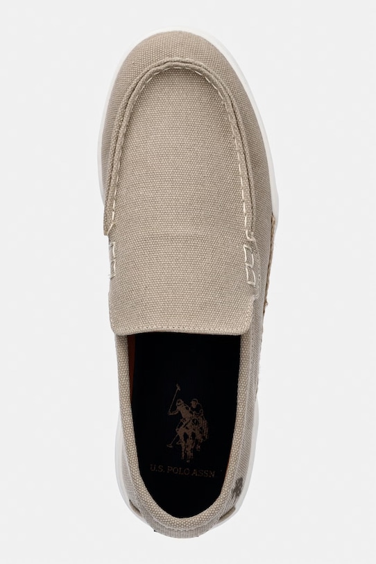 U.S. Polo Assn. mokasyny męskie ALONSO001A beżowy ALONSO001M.6C1