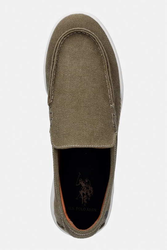 U.S. Polo Assn. mokasyny męskie ALONSO001A zielony ALONSO001M.6C1