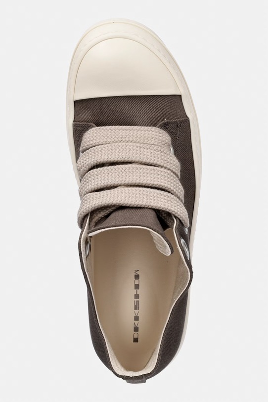 Rick Owens DRKSHDW Jumbolace Low tenisówki męskie brązowy DU01F4819.DOW2