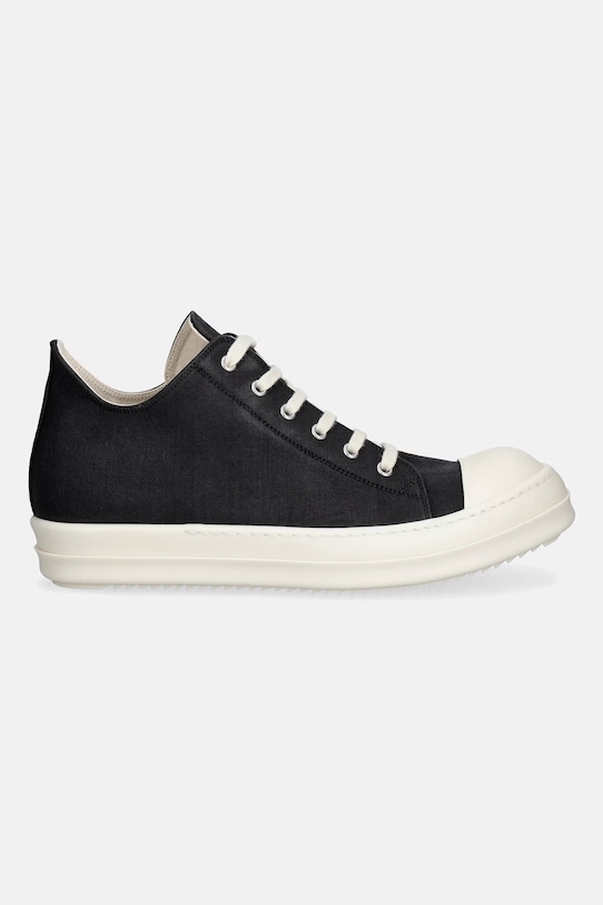 Rick Owens DRKSHDW Denim Low tenisówki męskie DU01F4802.DBK czarny SS26