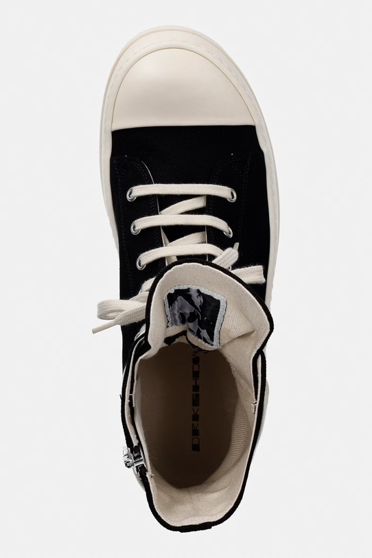 Rick Owens DRKSHDW Denim trampki męskie czarny DU01F4800.DOEM8