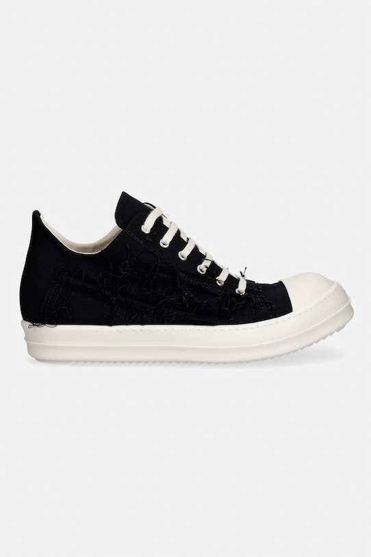 Rick Owens DRKSHDW tenisówki Denim Low DU01F4802.SLASH czarny SS26