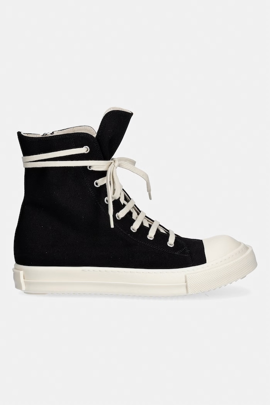 Rick Owens DRKSHDW Denim trampki męskie DU01F4800.DOEH2 czarny SS26