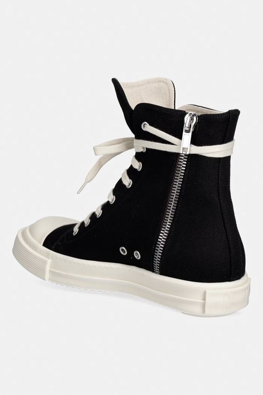 Obuwie Rick Owens DRKSHDW Denim trampki męskie DU01F4800.DOEH2 czarny